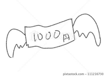 cash leaving hand 111216730