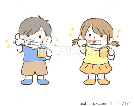 男孩女孩刷牙1-1 男孩女孩刷牙1-1 111217155