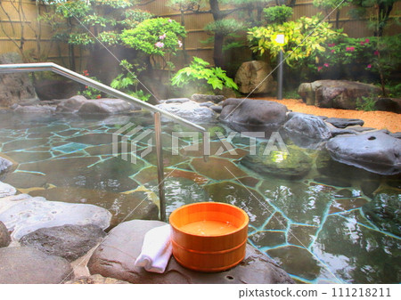 天然溫泉露天浴池(蒸氣/旅行圖) 天然溫泉露天浴池(蒸氣/旅行圖) 111218211