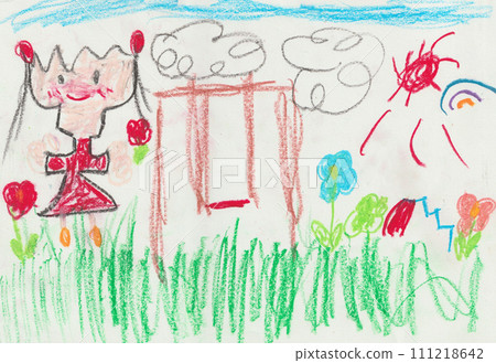 公園的兒童畫 公園的兒童畫 111218642