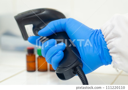 Brown bottle reagen in lab. 111220110