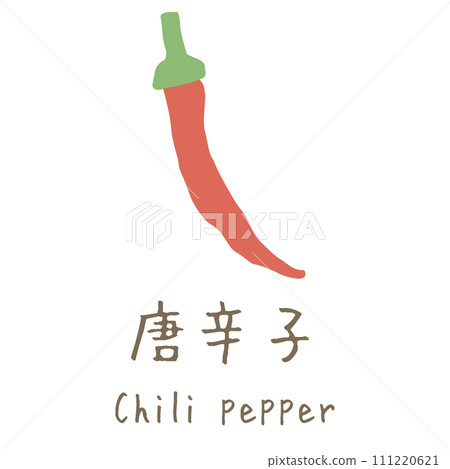 Chili pepper illustration 111220621