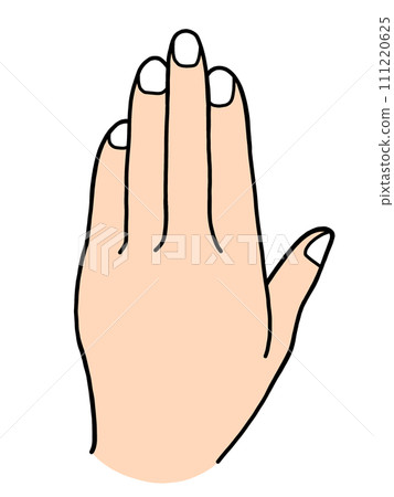 left hand - Stock Illustration [111220625] - PIXTA