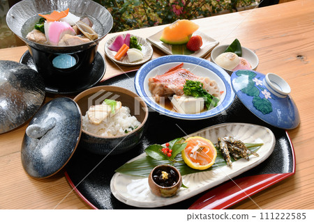 Dishes served at New Year's breakfast at luxury inns Dishes served at New Year's breakfast at luxury inns 111222585