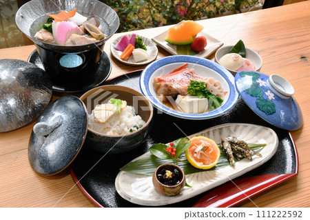 Dishes served at New Year's breakfast at luxury inns Dishes served at New Year's breakfast at luxury inns 111222592