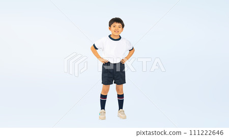 boy wearing gym clothes 111222646