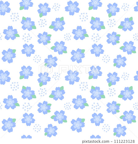 復古無縫花紋(藍色) 復古無縫花紋(藍色) 111223128