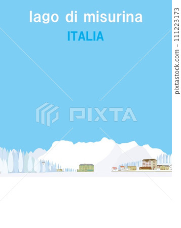 Lake Misurina lago di misurina dolomiti italy winter 111223173