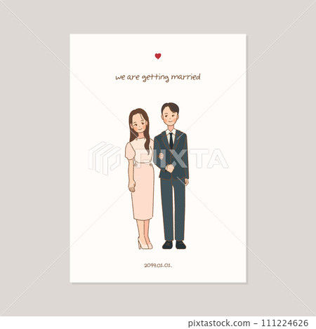 illustration of lovers with arms crossed invitation concept illustration of lovers with arms crossed invitation concept 111224626