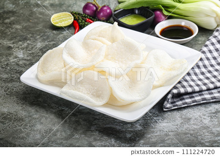 Vietnamese starter appetizer Crab chips 111224720