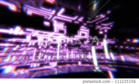 VJ Tunnel Base Future City Cyberspace Purple [There is another Ver] 111225156