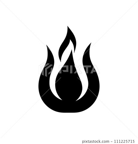 Blaze burst flame icon 111225715