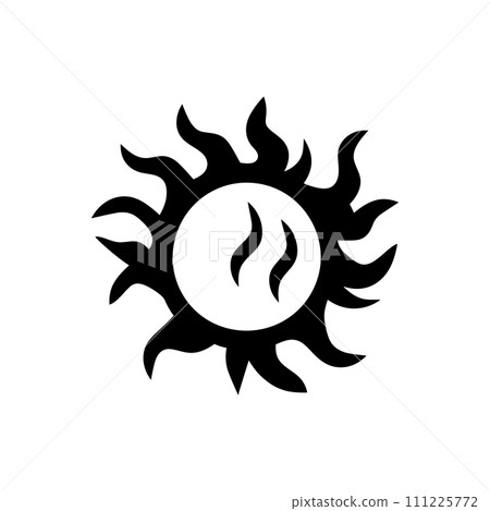 Solar blaze icon Solar blaze icon 111225772