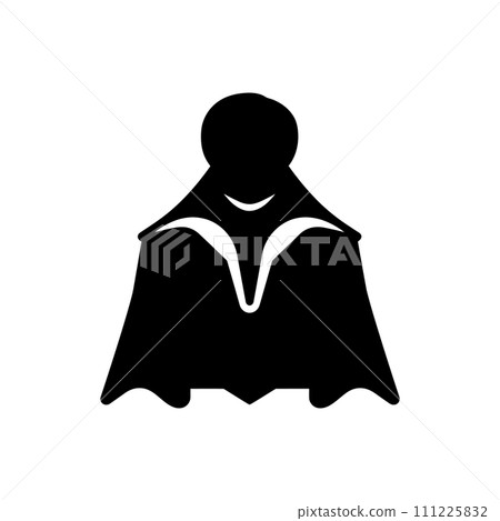 Cloak mantle vampire icon 111225832