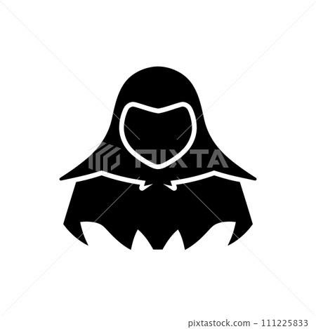 Cloak mantle vampire icon 111225833
