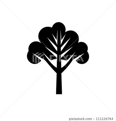 Hickory forest tree icon Hickory forest tree icon 111226764