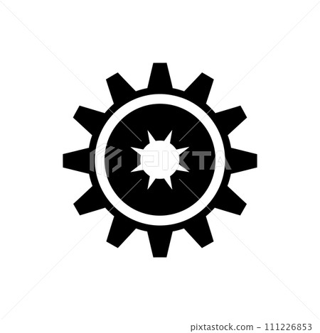 Spur gear icon 111226853