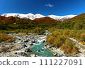 紅葉的白馬 - 從松川看到的白馬三山 111227091