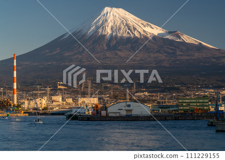 [Shizuoka Prefecture] Mt. Fuji and New Year's Tagonoura Port - First sunrise maritime parade to pray for a big catch 111229155