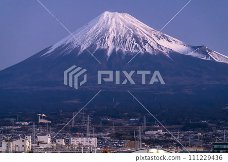 <靜岡縣>富士山/塔古拉港口在清晨 <靜岡縣>富士山/塔古拉港口在清晨 111229436