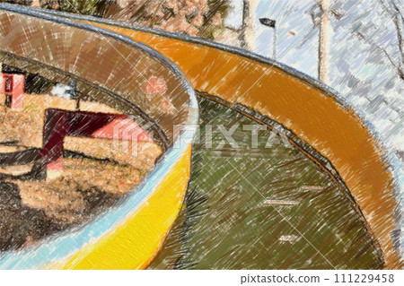 Yellow slide Yellow slide 111229458
