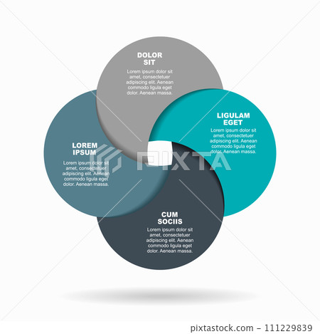 Infographic design template with place for your data. Vector illustration. 111229839