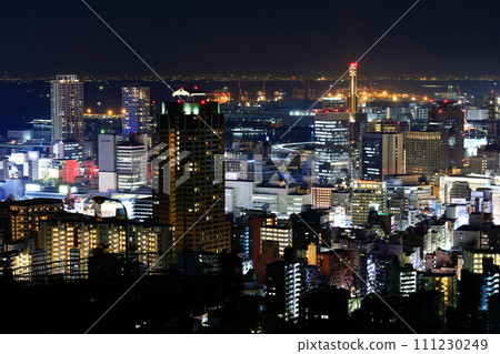 [兵庫縣]從六甲山看到的神戶夜景 111230249
