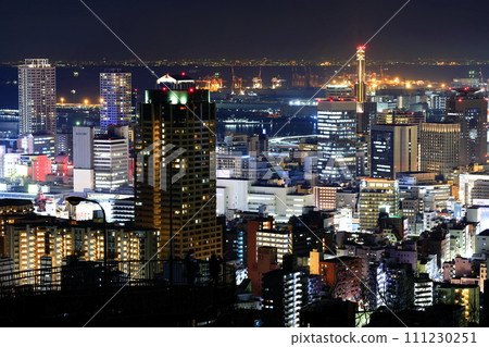 [Hyogo Prefecture] Night view of Kobe seen from Mt. Rokko 111230251