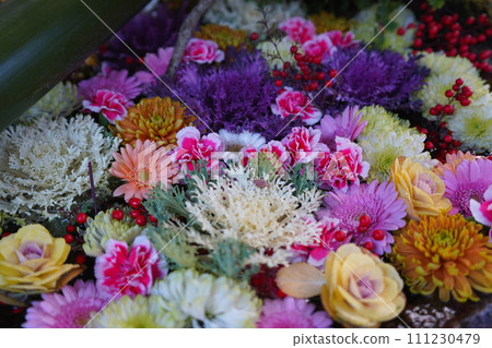 Flower hand water at Moto Mishima Shrine in Taito Ward 111230479