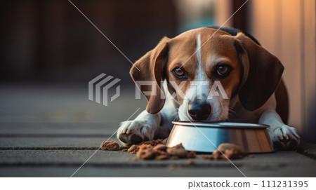 Nourishing kibble, pet feeding, canine. 111231395