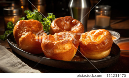 Classic English pudding crisp, light, a staple Classic English pudding crisp, light, a staple 111231470