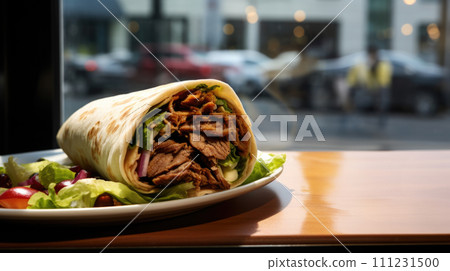 Shawarma platter grilled meat, fresh veggies Shawarma platter grilled meat, fresh veggies 111231500