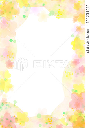 多彩春天的花朵框架 多彩春天的花朵框架 111231915
