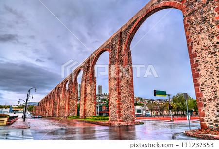 Aqueduct of Queretaro, UNESCO world heritage in Mexico 111232353