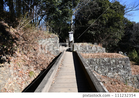 Nitta Kanayama Castle in Gunma! stone wall 111232354