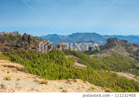 Landscape of the volcanic island of gran canaria, Canary Island, Spain 111232408