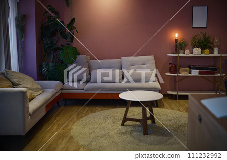 Stylish room with sofa Stylish room with sofa 111232992
