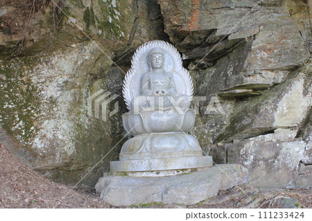 Shikoku Sacred Site No. 12 "Yakezanji" Amida Nyorai Statue 111233424