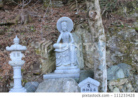 Shikoku Sacred Site No. 12 "Yakezanji" Statue of Maitreya Bodhisattva Shikoku Sacred Site No. 12 "Yakezanji" Statue of Maitreya Bodhisattva 111233428