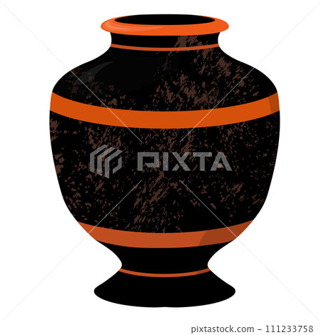 Old pottery Ancient Greek vase.  111233758