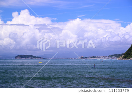 湘南逗子海岸夏季雲彩 湘南逗子海岸夏季雲彩 111233779