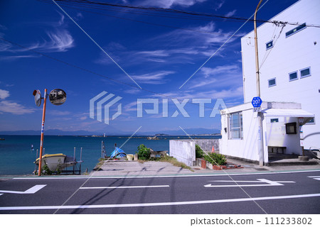 Hayama Manase bus stop near the seaside Hayama Manase bus stop near the seaside 111233802