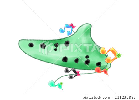 The sound of an ocarina that calls for spring 111233883