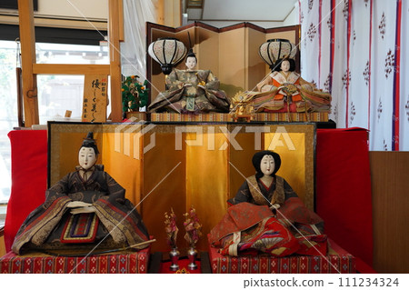 越谷香取神社的人偶裝飾 111234324