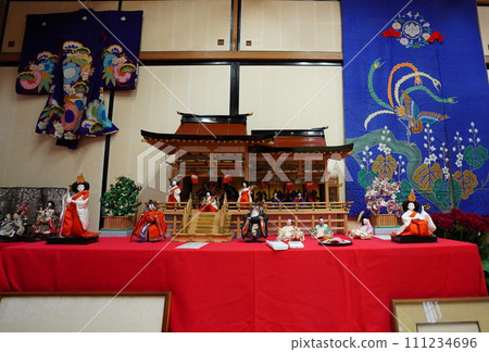Doll decorations at Koshigaya Katori Shrine Doll decorations at Koshigaya Katori Shrine 111234696