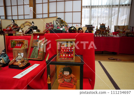 Doll decorations at Koshigaya Katori Shrine Doll decorations at Koshigaya Katori Shrine 111234697