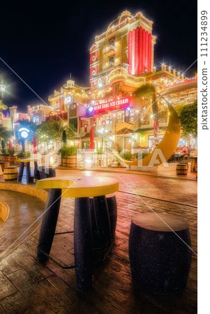 Night at Mihama American Village, Chatan Town, Okinawa Prefecture 111234899