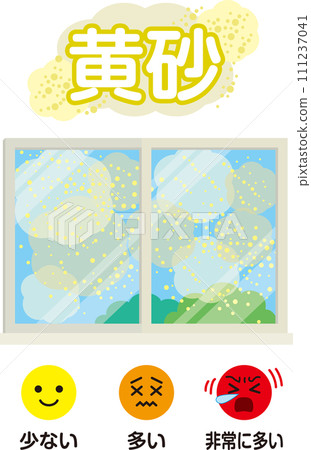 窗戶插畫_Kosa_set 111237041