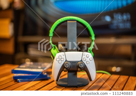 game controller and headset 111240883