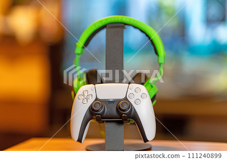 game controller and headset 111240899